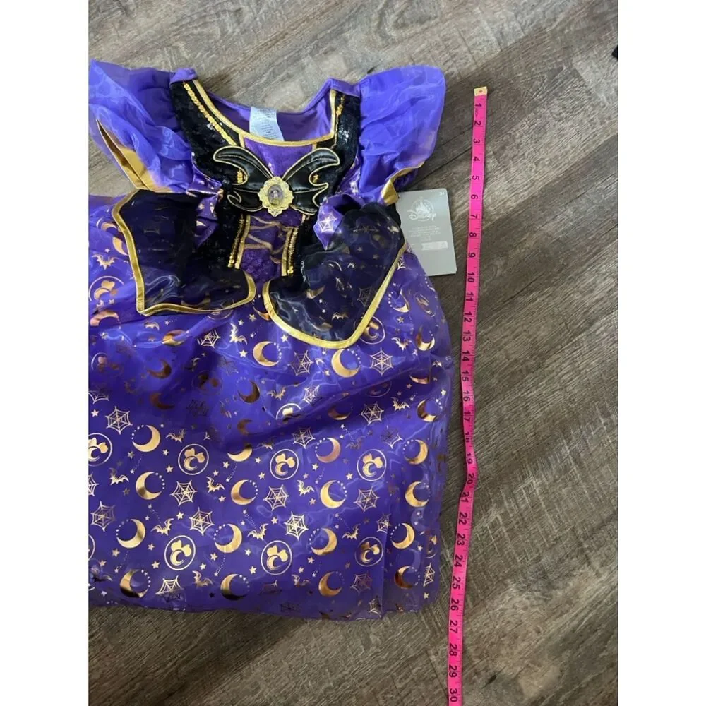 Minnie Mouse Witch Costume for Kids Hat and Dress-Size 7/8‎